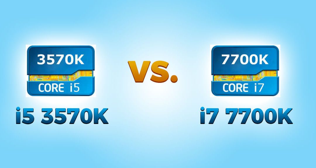 i5 3570K vs i7 7700K