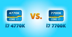 i7 4770K vs i7 7700K